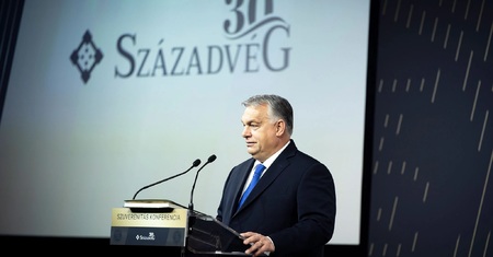 Ördögöt űzött Orbán a Századvég konferenciáján